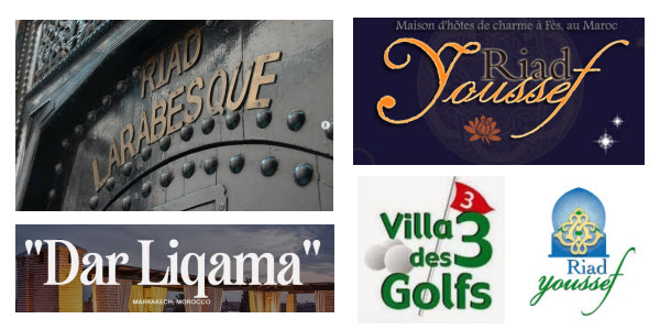 Logos clients tourisme et hôtellerie de charme